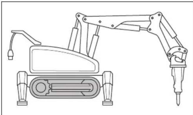 HUSQVARNA TC 130 - Rupsbanden (DXR 145, DXR 275, DXR 305, DXR 315) - 1