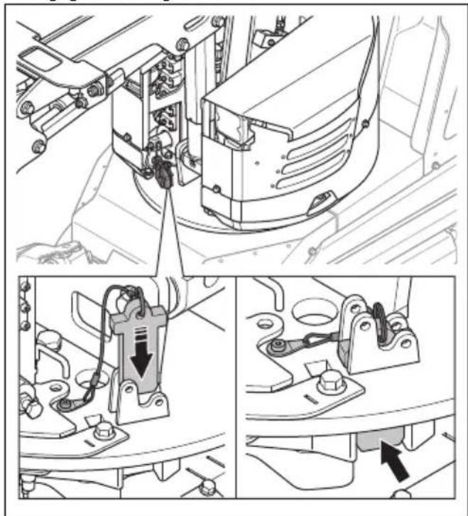 HUSQVARNA TC 130 - Swing lock (DXR 95) - 2