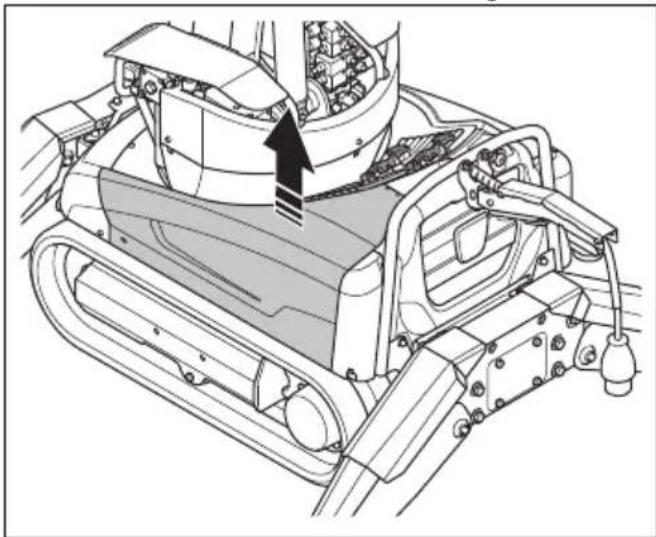HUSQVARNA TC 130 - WARNING: Tragen Sie beim Einfelden des Hydrauliköls persönliche Schutzausrüstung. Siehe Personenliche Schutzausrüstung auf Seite 186. - 2