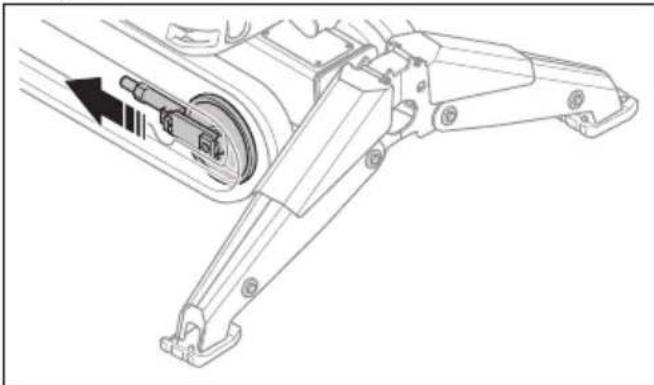 HUSQVARNA TC 130 - To remove and install the caterpillar tracks (DXR 145) - 2