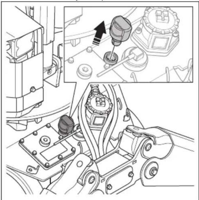 HUSQVARNA TC 130 - Vidange de l'huile hydraulique (DXR 95) - 4