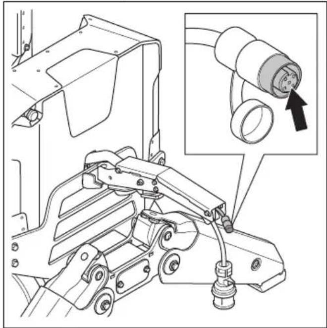 HUSQVARNA TC 130 - To connect the remote control to the product with a CAN bus cable (DXR 95) - 2