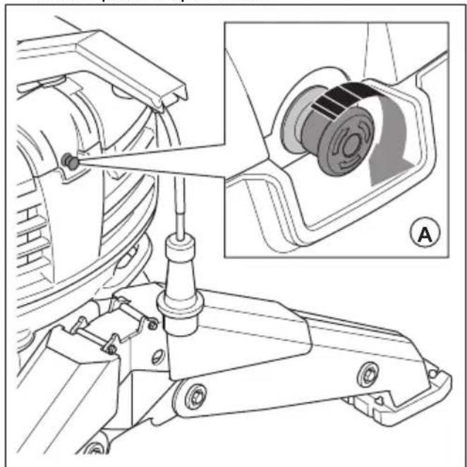 HUSQVARNA TC 130 - Machinestopknop op de afstandsbediening - 10