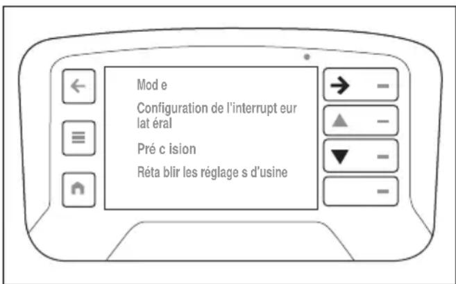 HUSQVARNA TC 130 - « Configuration du levier de commande » - 1