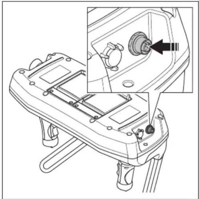 HUSQVARNA TC 130 - To connect the remote control to the product with a CAN bus cable (DXR 275, DXR 305, DXR 315) - 1