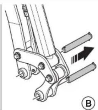 HUSQVARNA TC 130 - To install and remove the tools on the product (DXR 95) - 4
