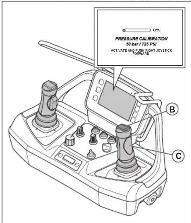 HUSQVARNA TC 130 - "Calibrate hydraulics" - 2