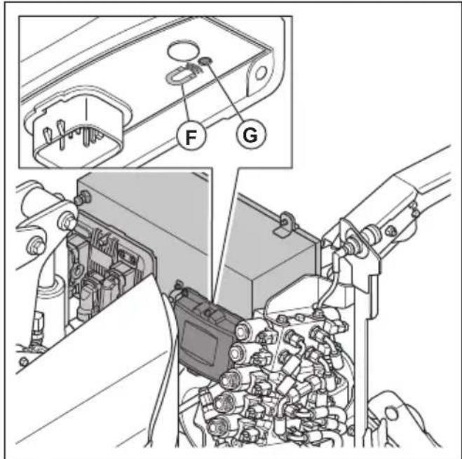 HUSQVARNA TC 130 - To do a pairing operation between the remote control and the product (DXR 95) - 3
