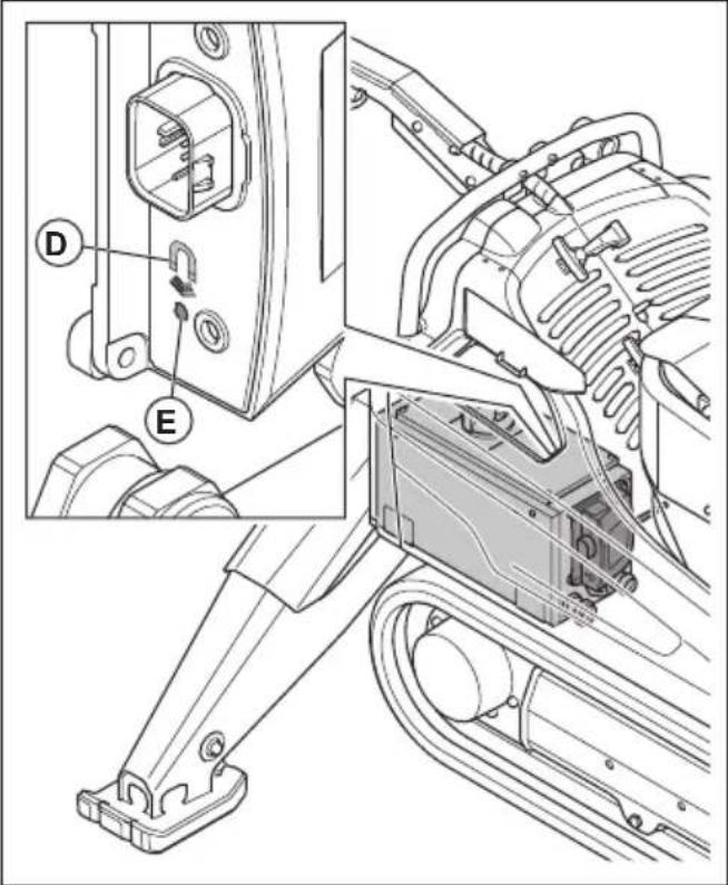 HUSQVARNA TC 130 - To do a pairing operation between the remote control and the product (DXR 145) - 2