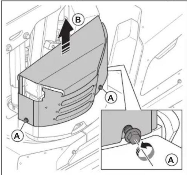 HUSQVARNA TC 130 - To bleed the breaker grease pump (DXR 95) - 1