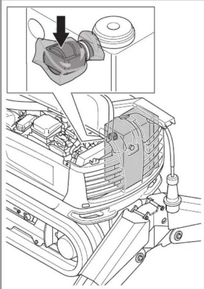 HUSQVARNA TC 130 - So reinigen Sie das Gerät (DXR 275, DXR 305, DXR 315) - 1