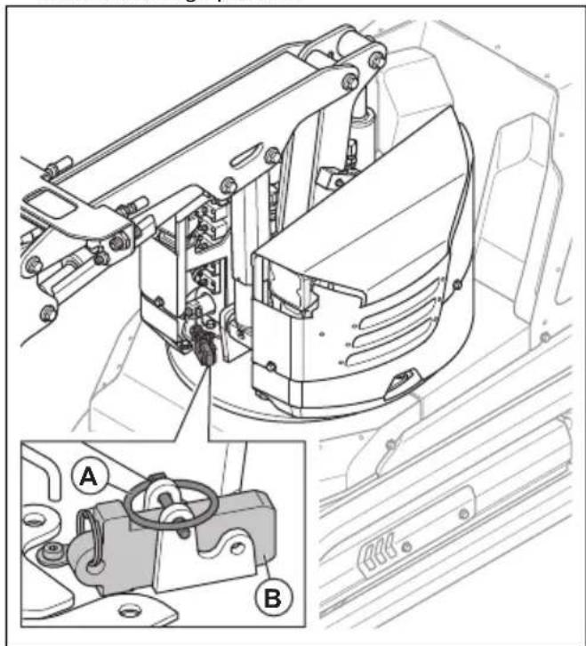HUSQVARNA TC 130 - Swing lock (DXR 95) - 1