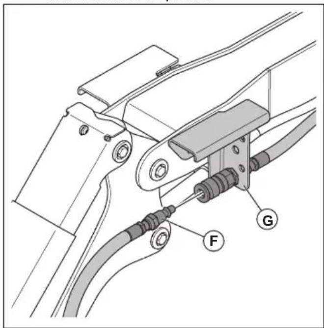 HUSQVARNA TC 130 - To install and remove the tools on the product (DXR 95) - 17