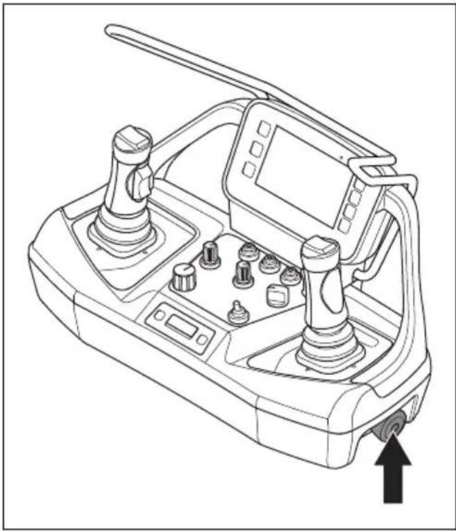HUSQVARNA TC 130 - Emergency stop button on the product (DXR 95) - 20