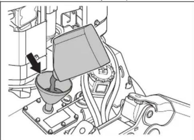 HUSQVARNA TC 130 - Appoint d'huile hydraulique (DXR 95) - 5