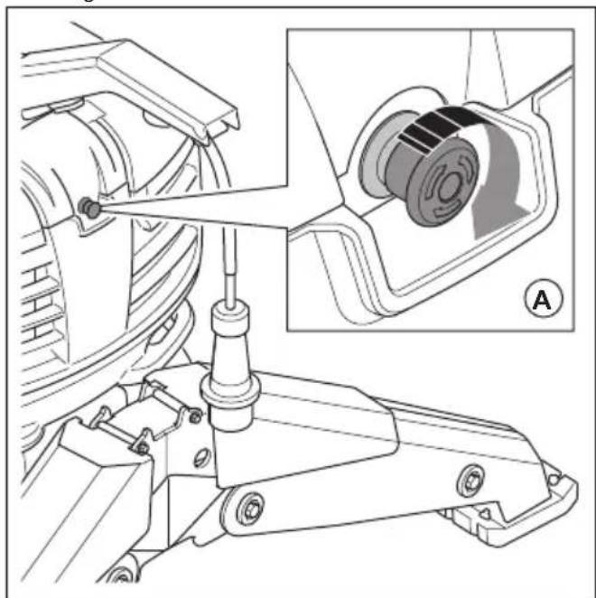 HUSQVARNA TC 130 - Contrôle du bouton d'arrêt d'urgence du produit (DXR 95) - 27