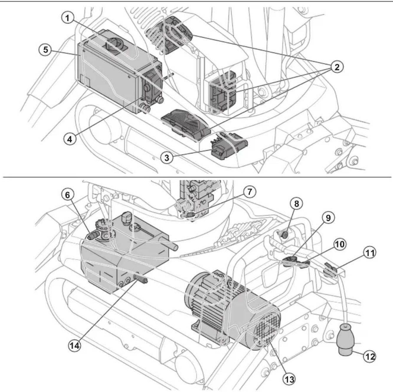 HUSQVARNA TC 130 - Productverzicht, elektrisch system (DXR 145) - 1