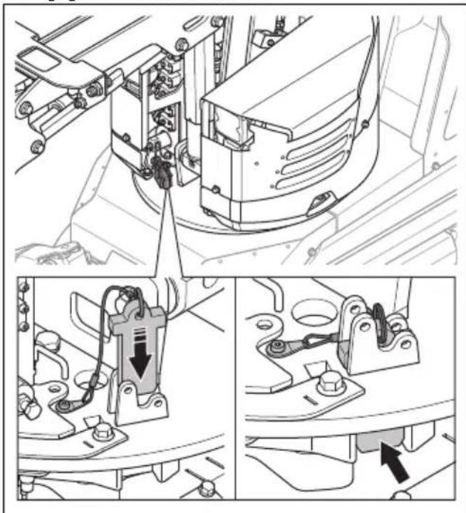 HUSQVARNA TC 130 - Verrou de rotation (DXR 95) - 2