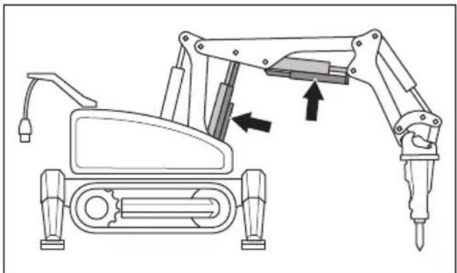HUSQVARNA TC 130 - Zylinderschutz (DXR 145, DXR 275, DXR 305, DXR 315) - 1