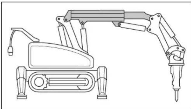 HUSQVARNA TC 130 - Arm system - 3