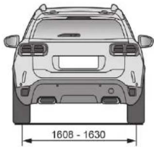 CITROEN C5 Aircross (2020) - Dimensions (en mm) - 2