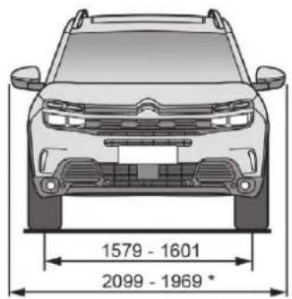 CITROEN C5 Aircross (2020) - Dimensions (en mm) - 1