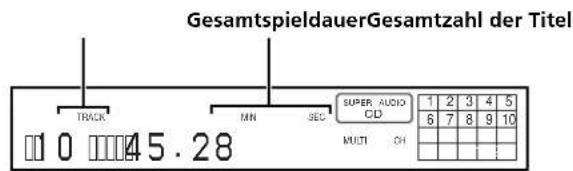 SONY SCDXA333ES - Anzeigen von Informationen im Stopmodus - 1