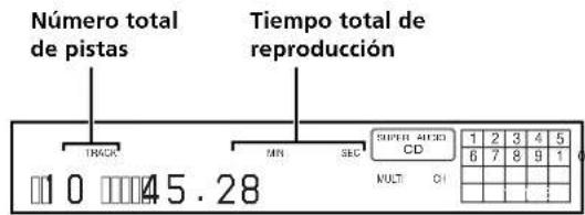 SONY SCDXA333ES - Informaciónmostatada con el reproductor parado - 1
