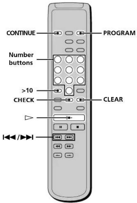 SONY SCDXA333ES - Creating Your Own Programme (Programme Play) - 1
