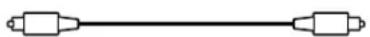 SONY SCDXA333ES - Optical digital cable (not supplied) - 1