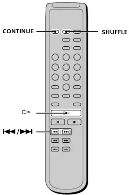 SONY SCDXA333ES - Playing Tracks in Random Order (Shuffle Play) - 1