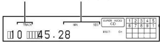 SONY SCDXA333ES - Displaying information while the player is stopped - 1