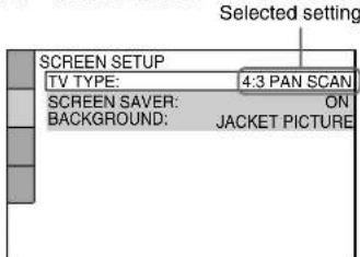 SONY MHCS9D - Using the Setup Display - 5
