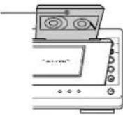 SONY MHCS9D - Carga de un casete - 1