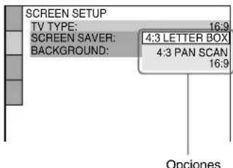 SONY MHCS9D - Utilización de la visualización de configuración - 4