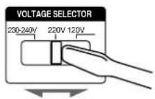 SONY MHCS9D - Para los modelos con selector de tension,pongAVOLTAGE SELECTOR en la posicion correspondiente a la tension de la red local. - 1