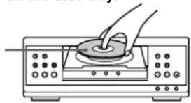 SONY MHCS9D - Loading a disc - 1