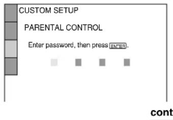 SONY MHCS9D - Cuando ya haya registrado una contraseña - 1