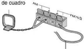 SONY MHCS9D - Conecte las antenas de FM/AM. - 1