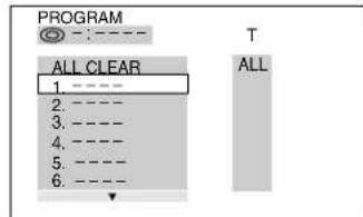 SONY MHCS9D - — Program Edit - 1
