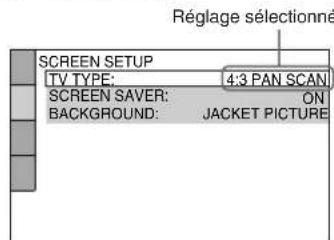 SONY MHCS9D - Utilisation de l'écran de configuration - 5
