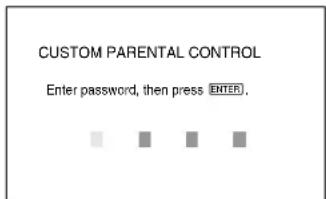 SONY MHCS9D - Custom Parental Control - 2