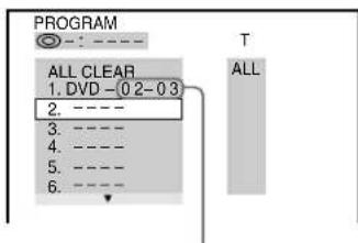 SONY MHCS9D - ■ When programming a DVD - 2