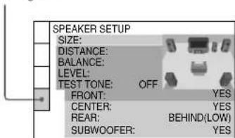 SONY MHCS9D - SPEAKER SETUP - 1
