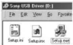 SONY MSACUS5 - Installing the USB driver software - 2