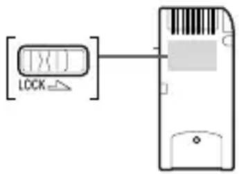 SONY MSACPC3 - Interrupteur LOCK (protection contre écriture) - 1