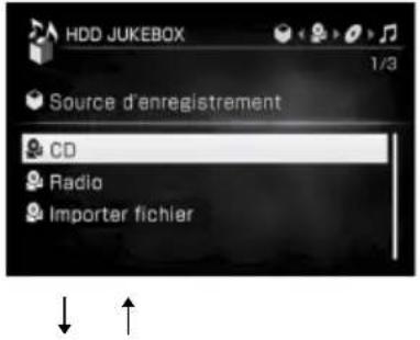 SONY Giga Juke NASSC500PK - Mode Source d'enregistrement - 2