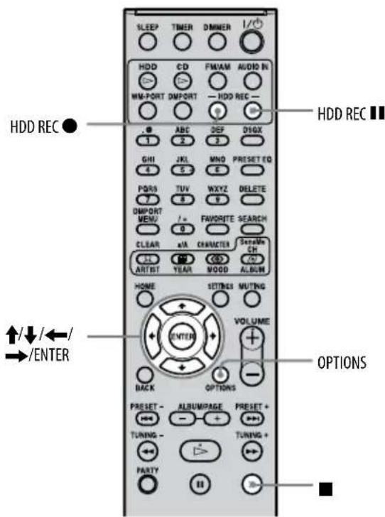 SONY Giga Juke NASSC500PK - Importation de données audio vers le JUKEBOX HDD - 1