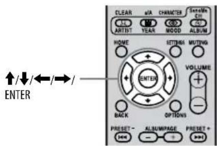 SONY Giga Juke NASSC500PK - Lecture des données audio du JUKEBOX HDD dans différents modes d'affichage par liste - 1