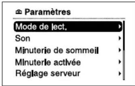SONY Giga Juke NASSC500PK - Ecran Paramètres - 1